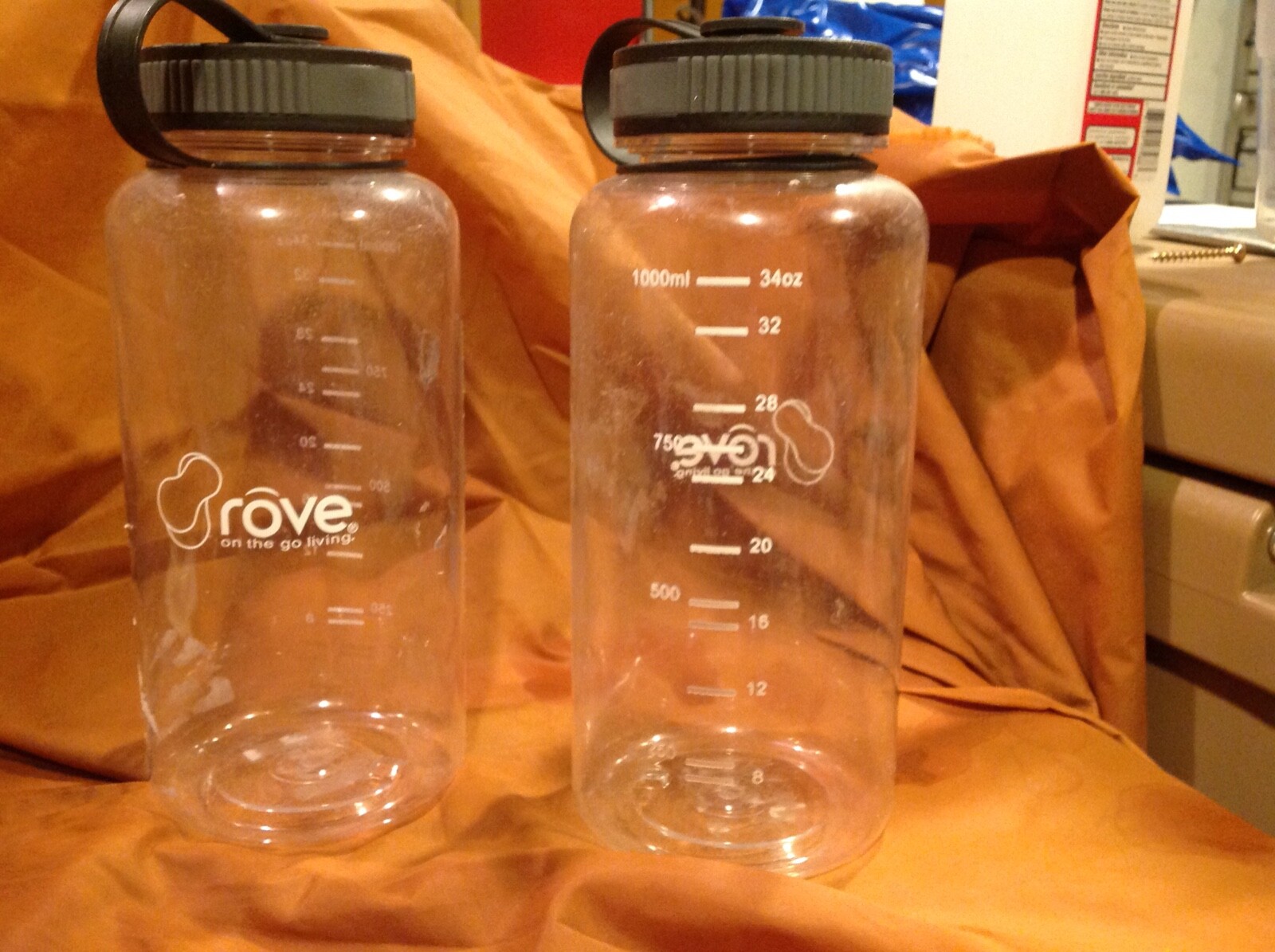 Wide Mouth Sports Bottles, 34 oz.