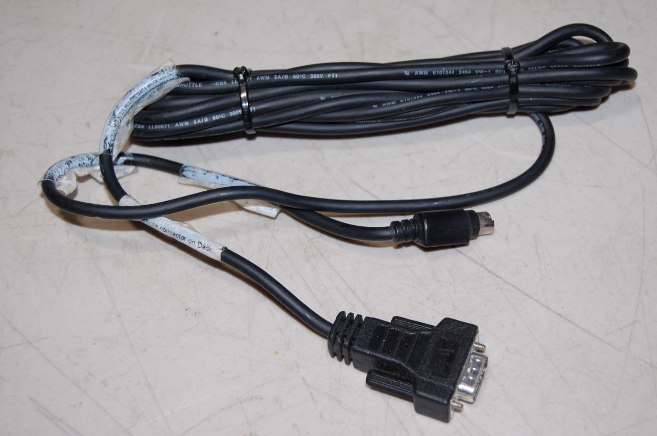 Avid 0070-00033-01 RS-422 Deck Control Cable – (DB9 to Mini-DIN8 for Mac)