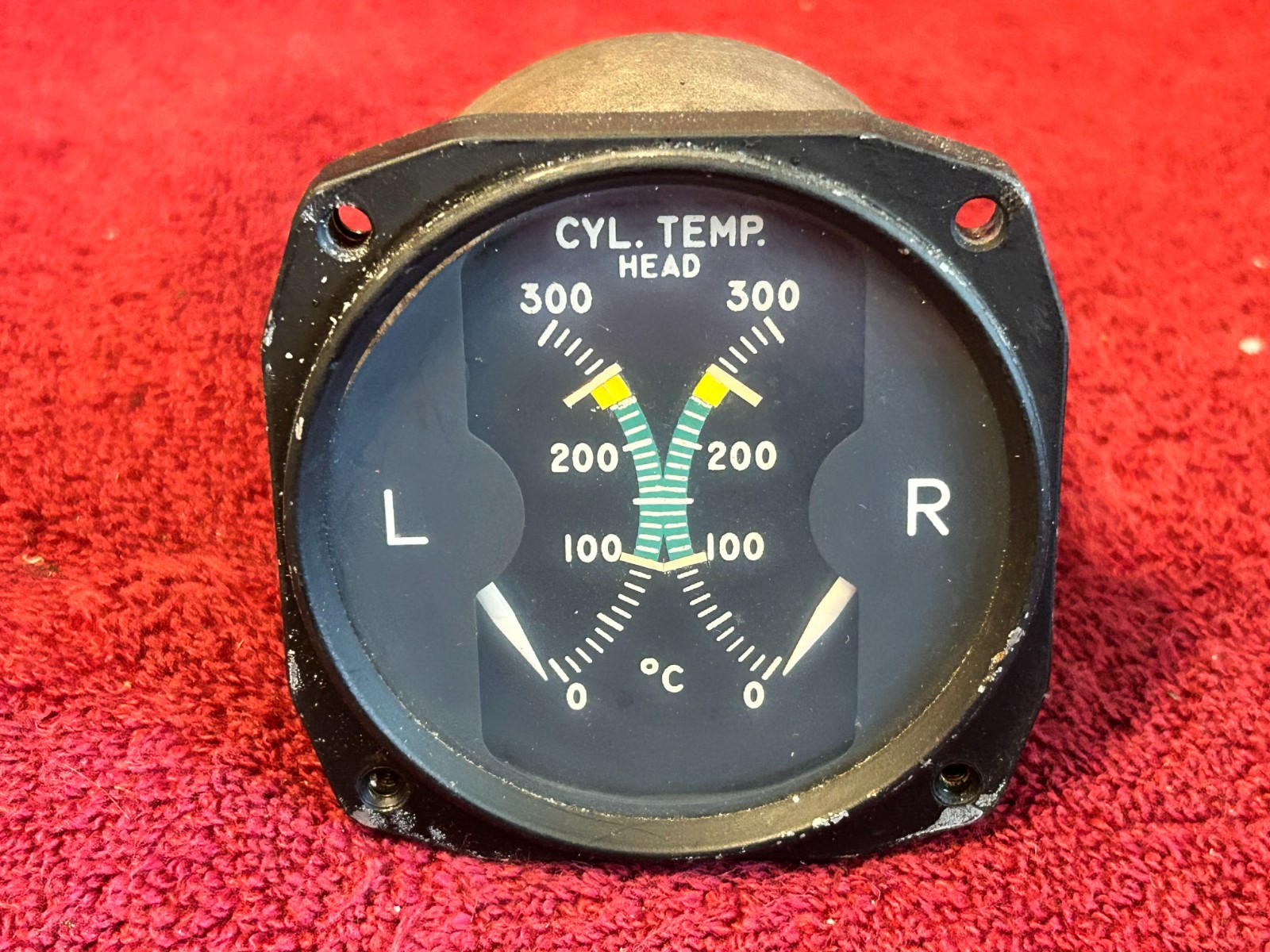 LEWIS ENG 3 1/8" DUAL CHT INDICATOR P/N 77880C