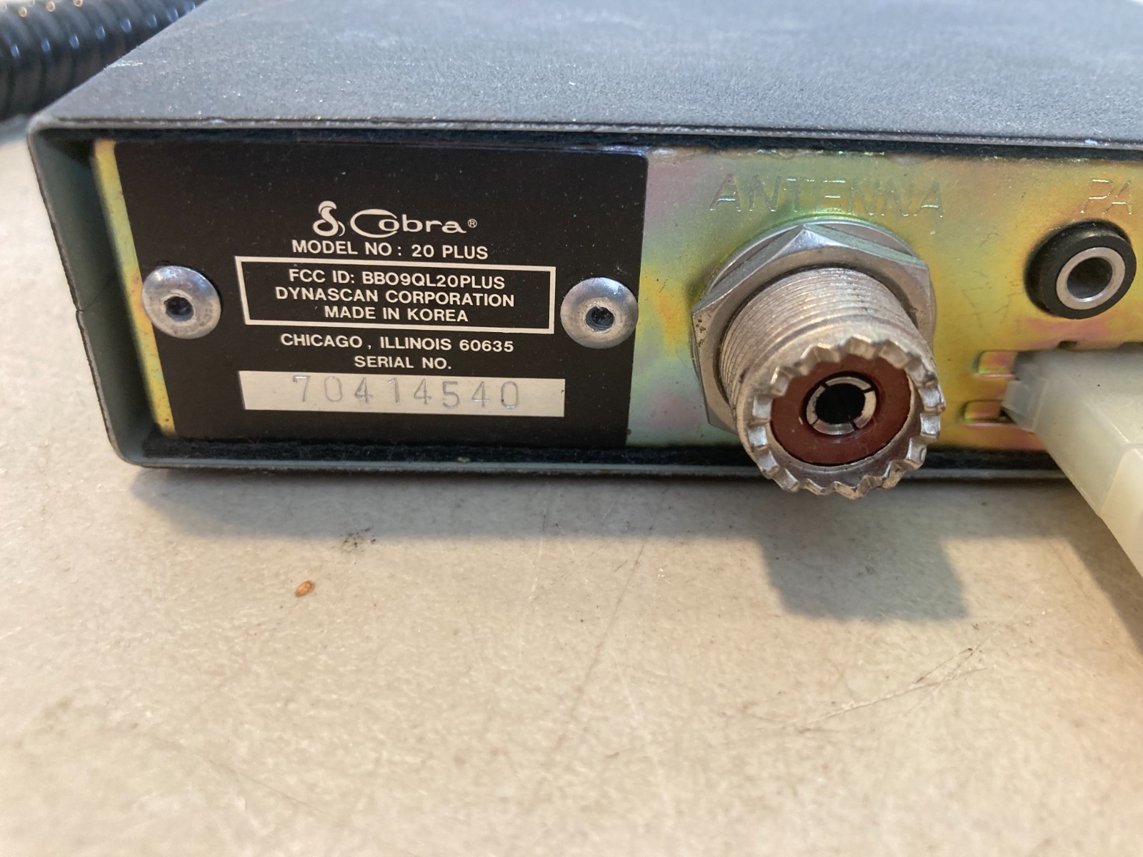 Cobra 20 Plus CB Radio Transceiver 40 Channel Model