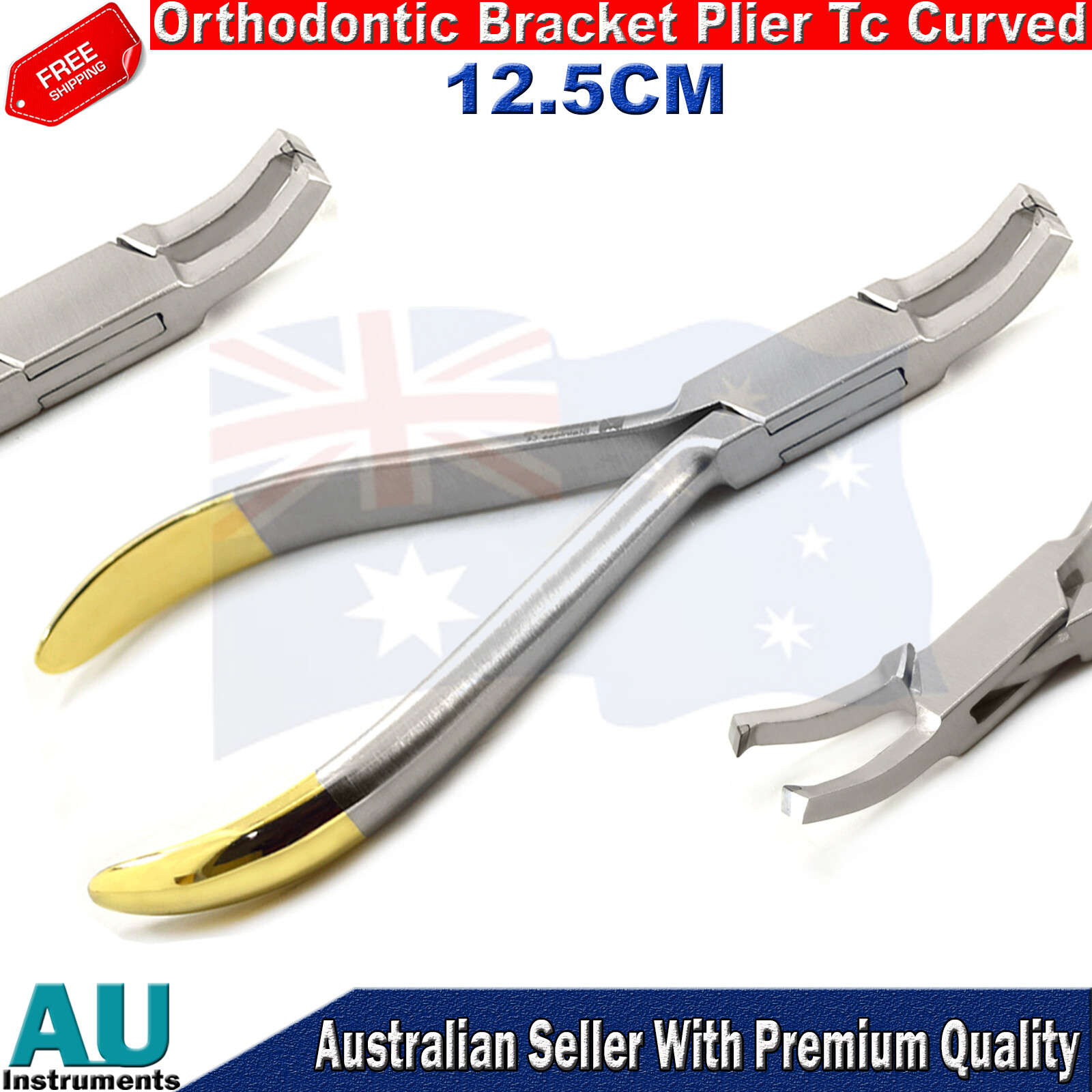 Dental Ligature Pliers Bracket Adjusting Removing & Needle Holder Forceps Lab