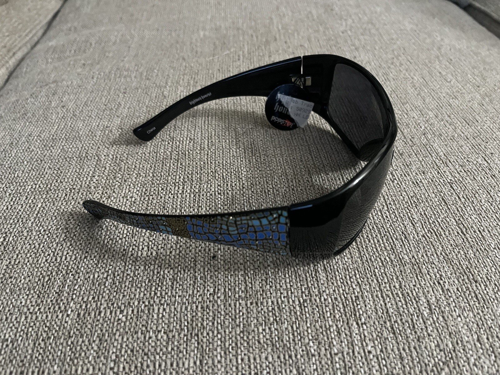 NEW Bobster Highway Honeys LOLITA SNAKE SKIN Sunglasses Smoke Lens & Case