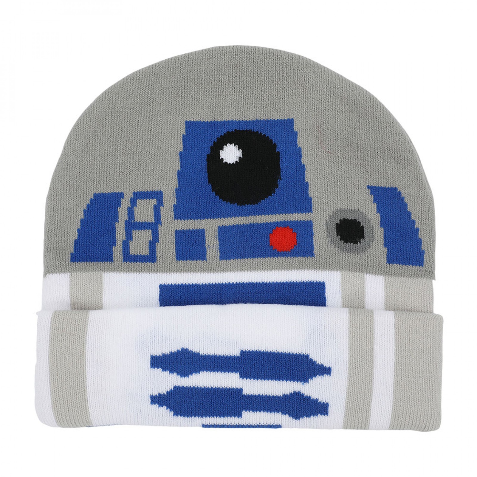 Star Wars R2-D2 Big Face Cuff Beanie Grey