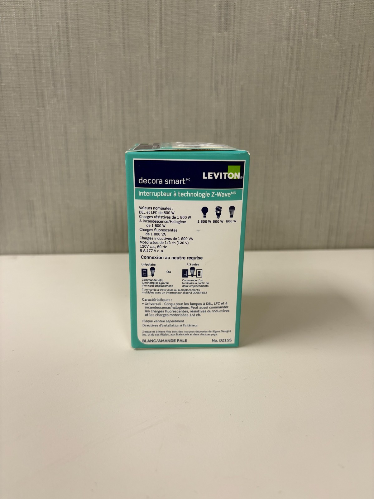 Leviton (DZ15S) Decora Smart Switch, Wi-Fi