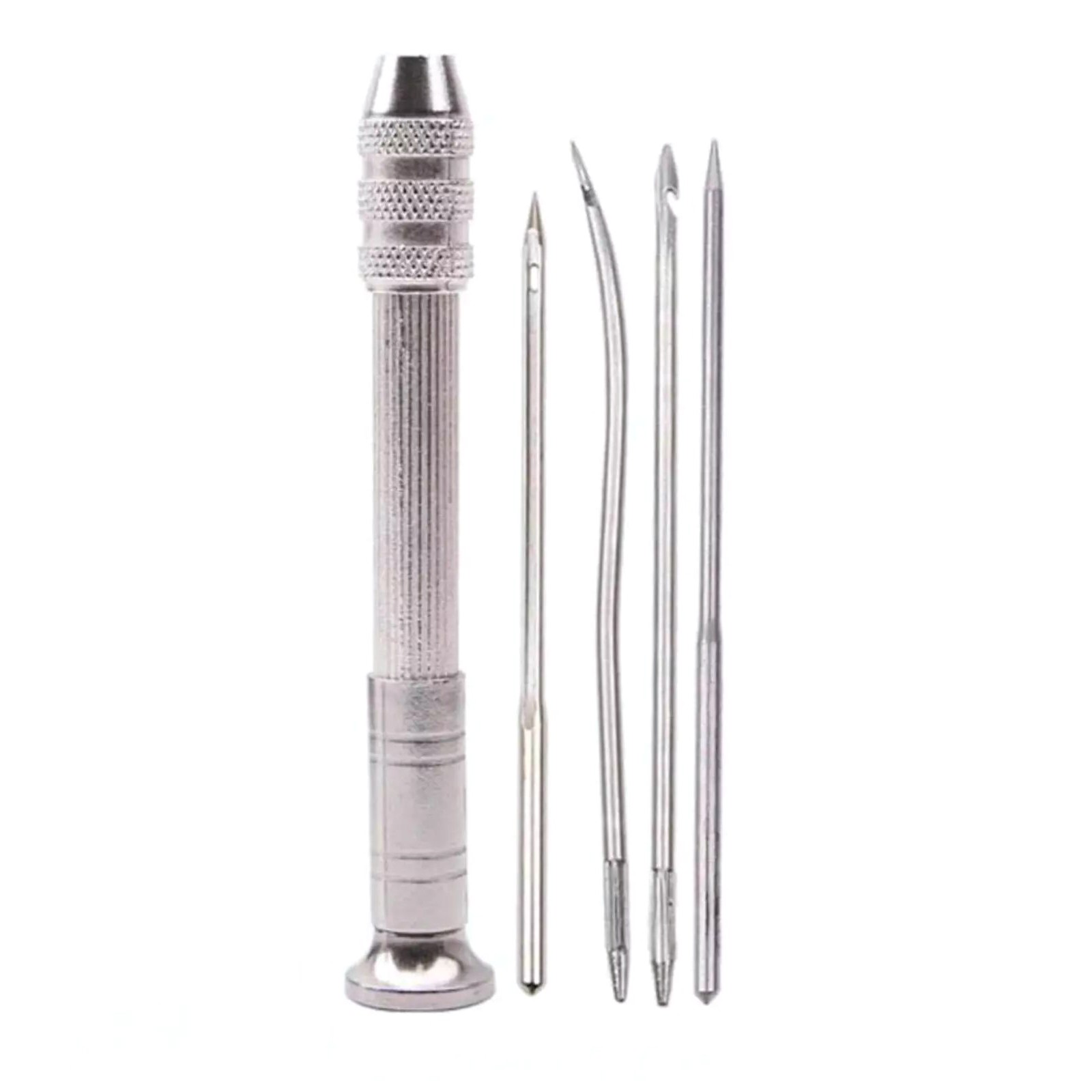1 set Leather Sewing Awl Set Replaceable Shoes Repair Punch Stitching Needle