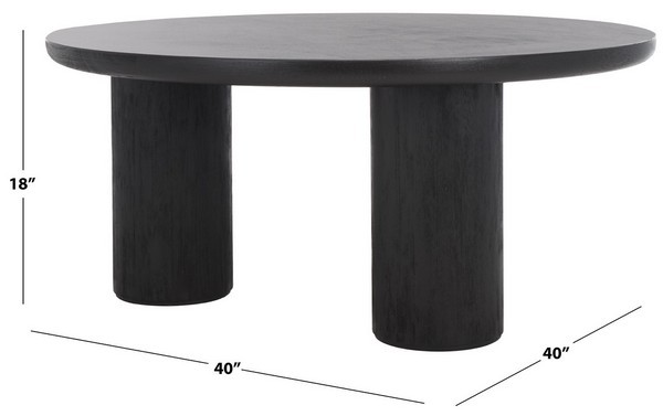 Safavieh MORK 3 LEG ROUND COFFEE TABLE, Reduced Price 4172700647 COF6604D