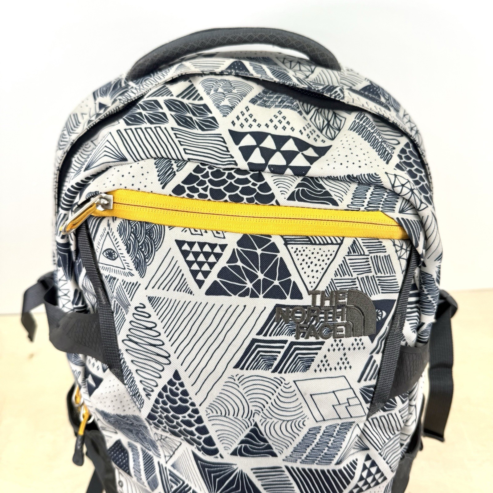 The North Face Iron Peak Trickonometry Backpack Flexvent Hiking School RARE