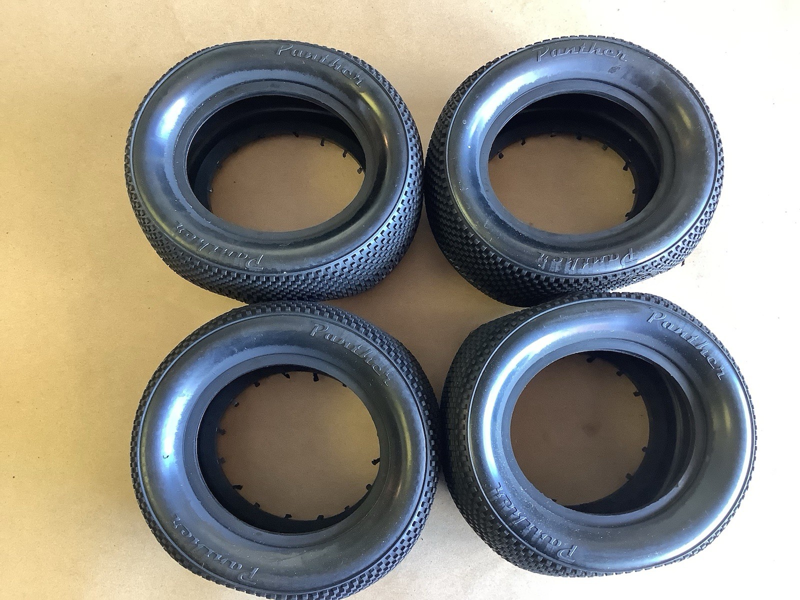 Panther 1/8 Truggy Tires T146c Mt Switch 2.0(clay)  Set Of 4 New USA