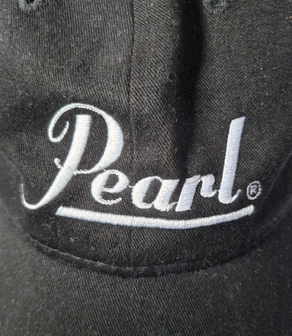 PEARL DRUMS ADJUSTABLE SIZE BLACK HAT ( NEW NO TAG)