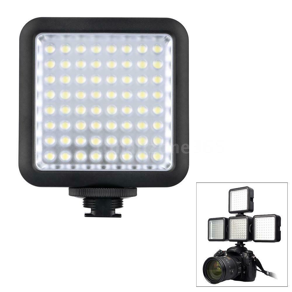 Godox LED64 Lightweight Portable Video Light 64 LED Lights fr DSLR Cam Camcorder