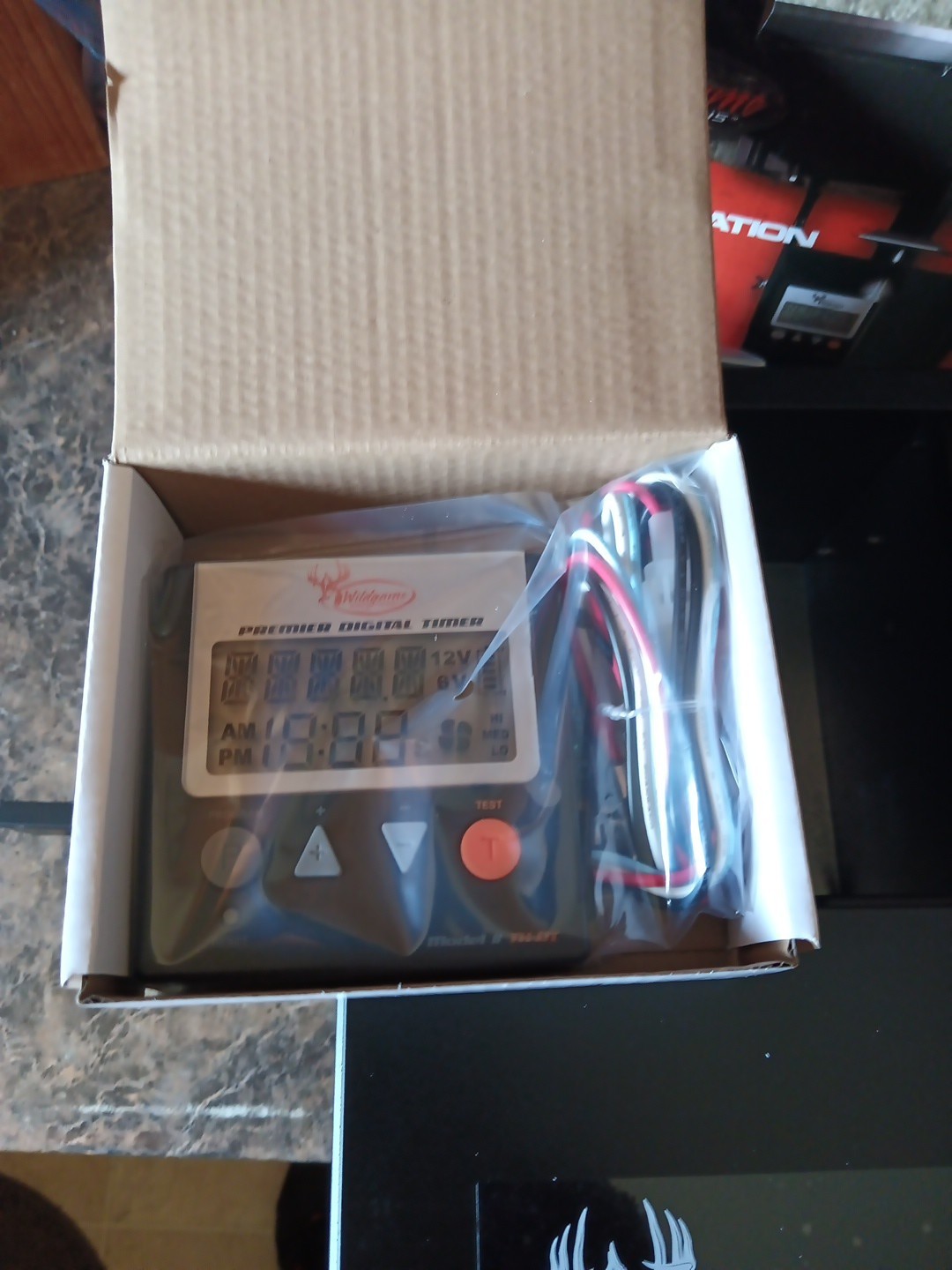 Wildgame Innovations 6V Game Feeder Kit Digital Power Control Unit Black T6DC