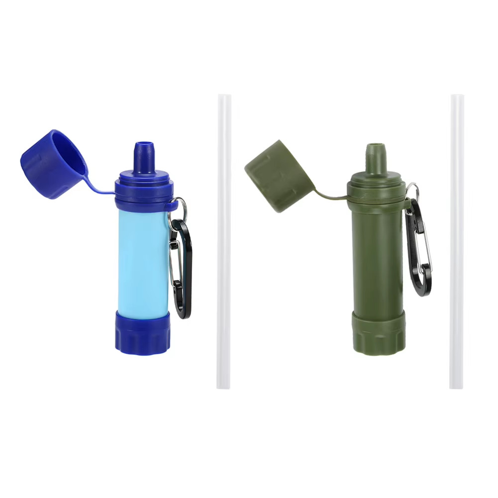 Multifunction Drinking Water Filtering Tools Camping Hiking Water Purifier Straw