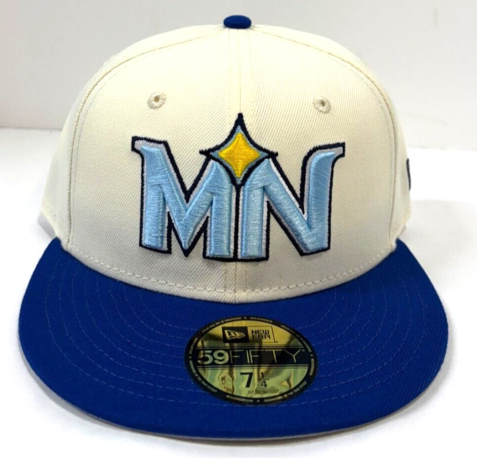 Minnesota Twins MLB NE 2024 City Connect ALT Fitted Hat~Cream/Blue