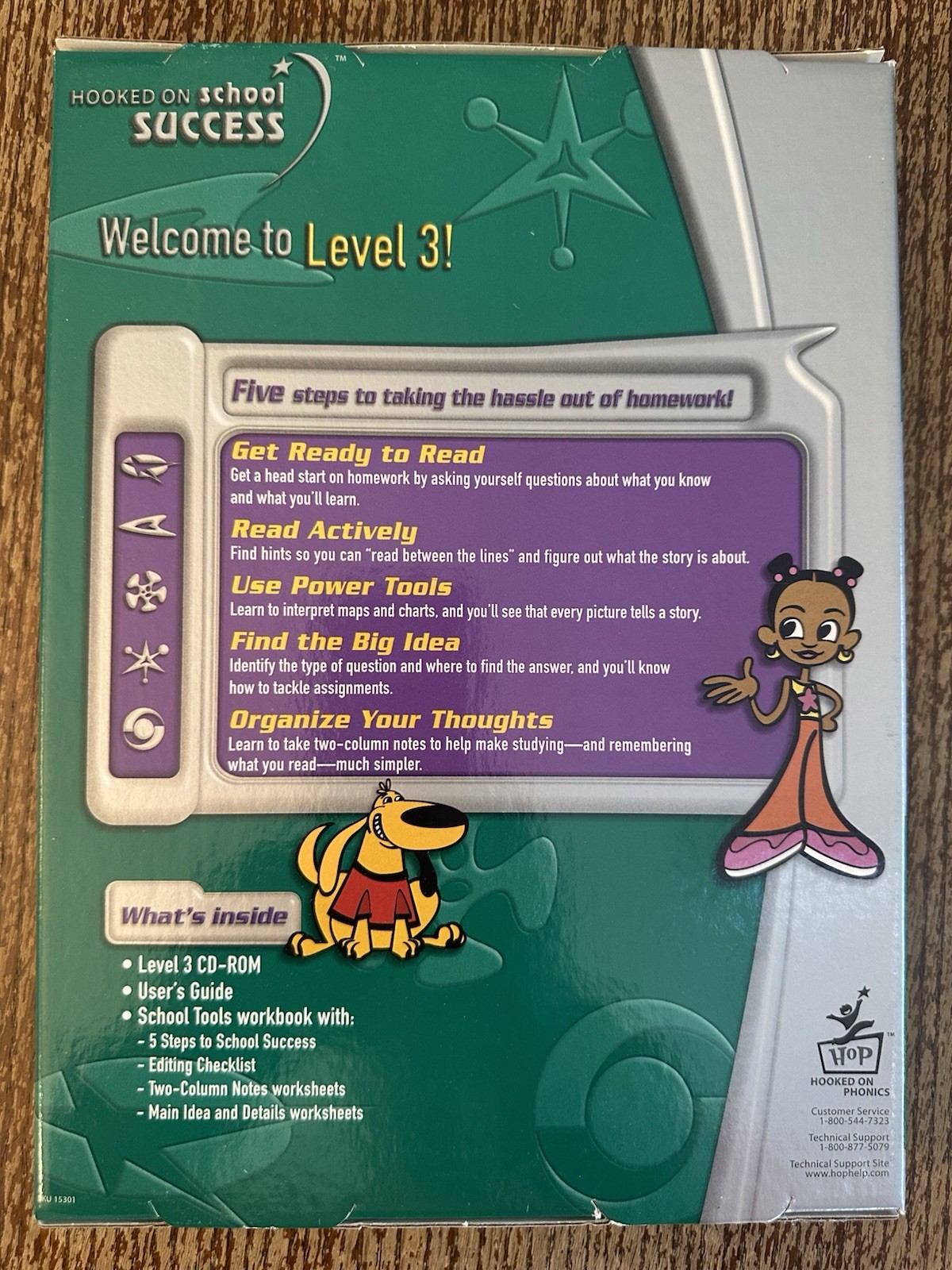 Hooked on School Success - Levels 1-4 & Parent's Toolbox - Never Used -