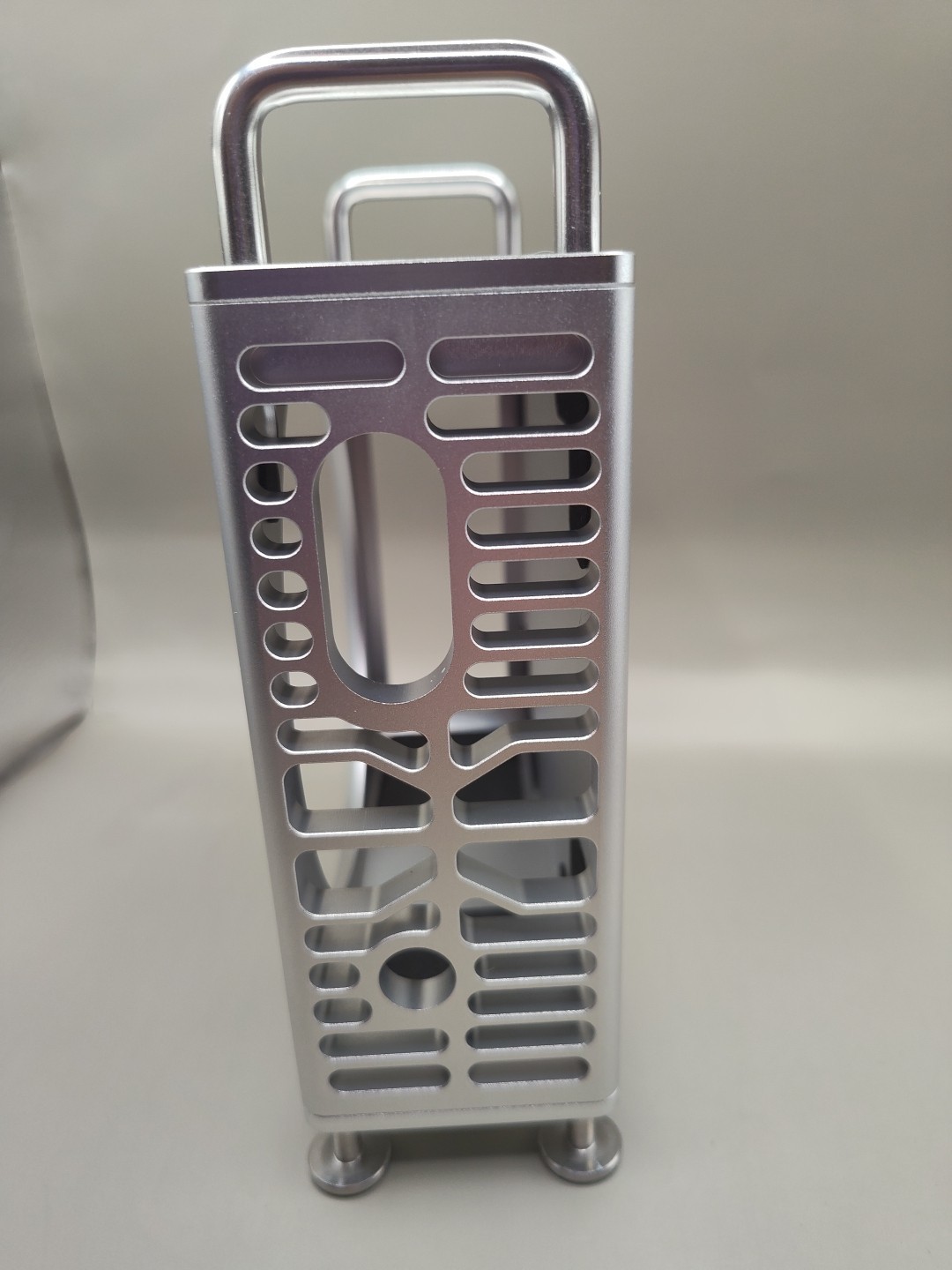Stand for 2024 Mac Mini M4/M4 Silver, ALUMINUM-silver