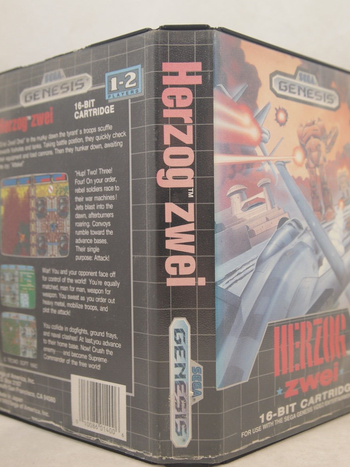 Herzog Zwei Case (SEGA Genesis) Authentic BOX ONLY