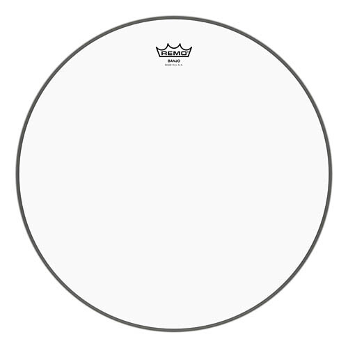 Banjo Head, Clear, 11-2/16 Diameter, Medium Collar