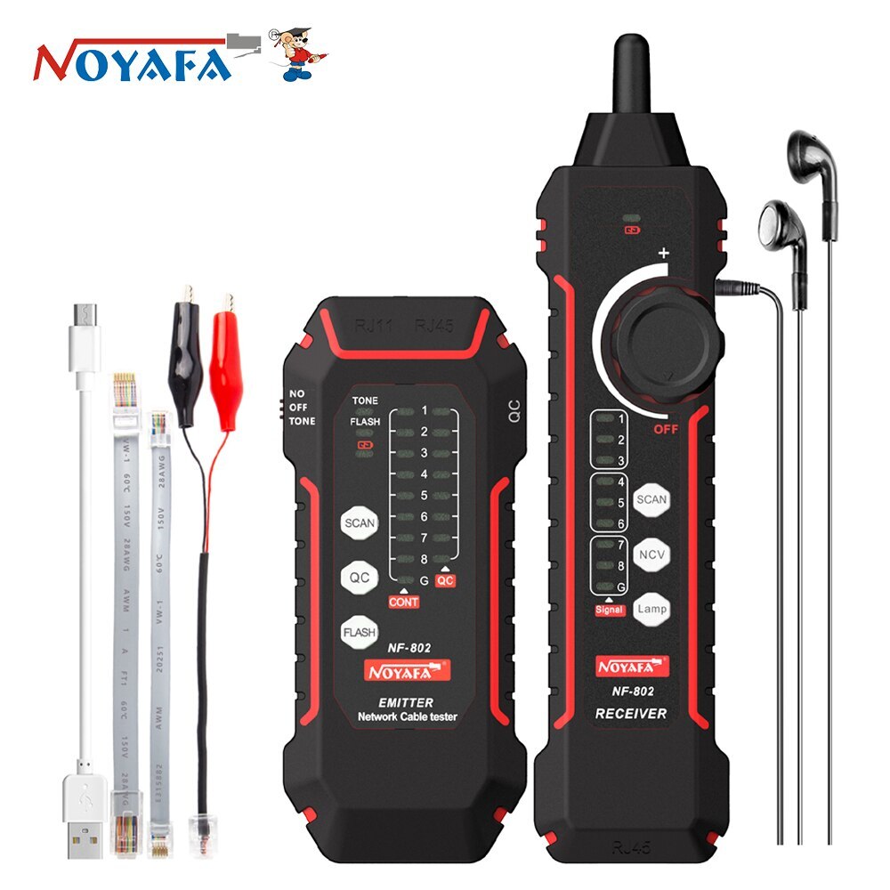 NF-802 Network Cable Tester Telephone Wire Tracker LAN Network Cable Testers