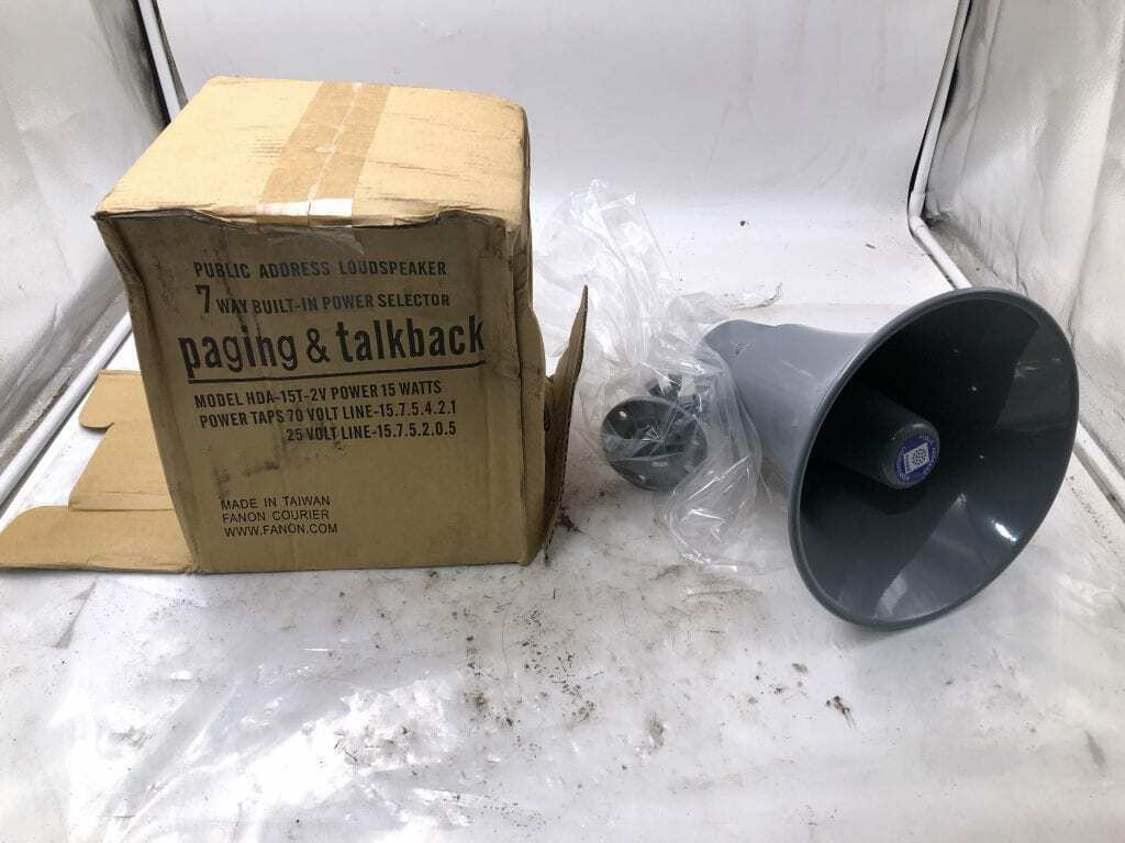 Fanon Courier Public Address HDA-15T-2V Loadspeaker 15W 25/70W -NIB