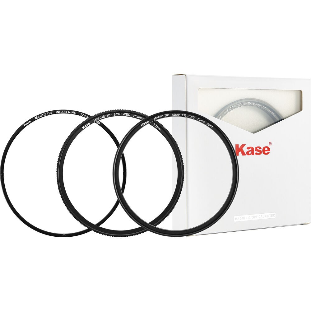 Kase Inlaid Filter Adapter Kit Screw Filters to Magnetic 67 72 77 82mm