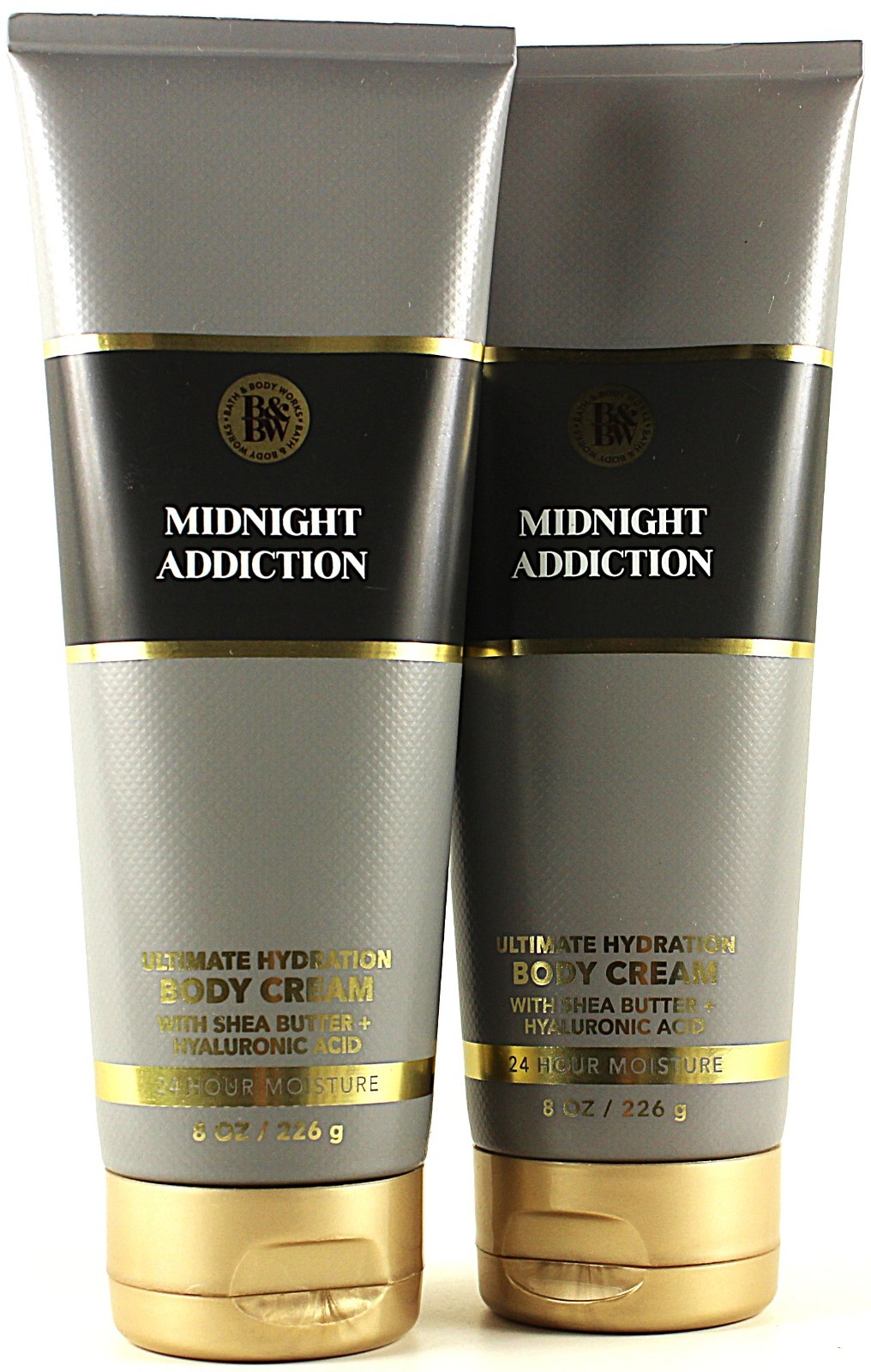 QTY 2 - Bath & Body Works MIDNIGHT ADDICTION Body Cream Lotion Moisturizer 8oz