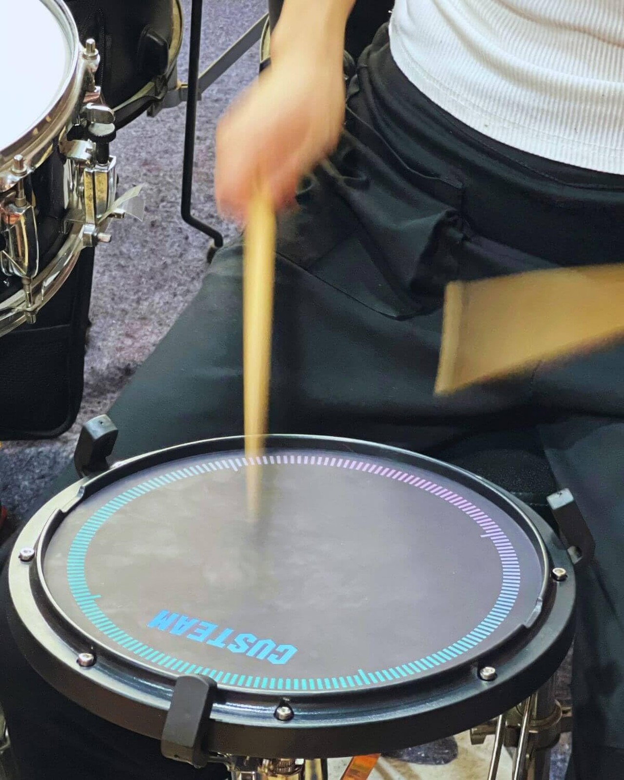 Snare Drum Practice Pad 12inch - Silent Drum Pads - Practice Pads for Drummer...