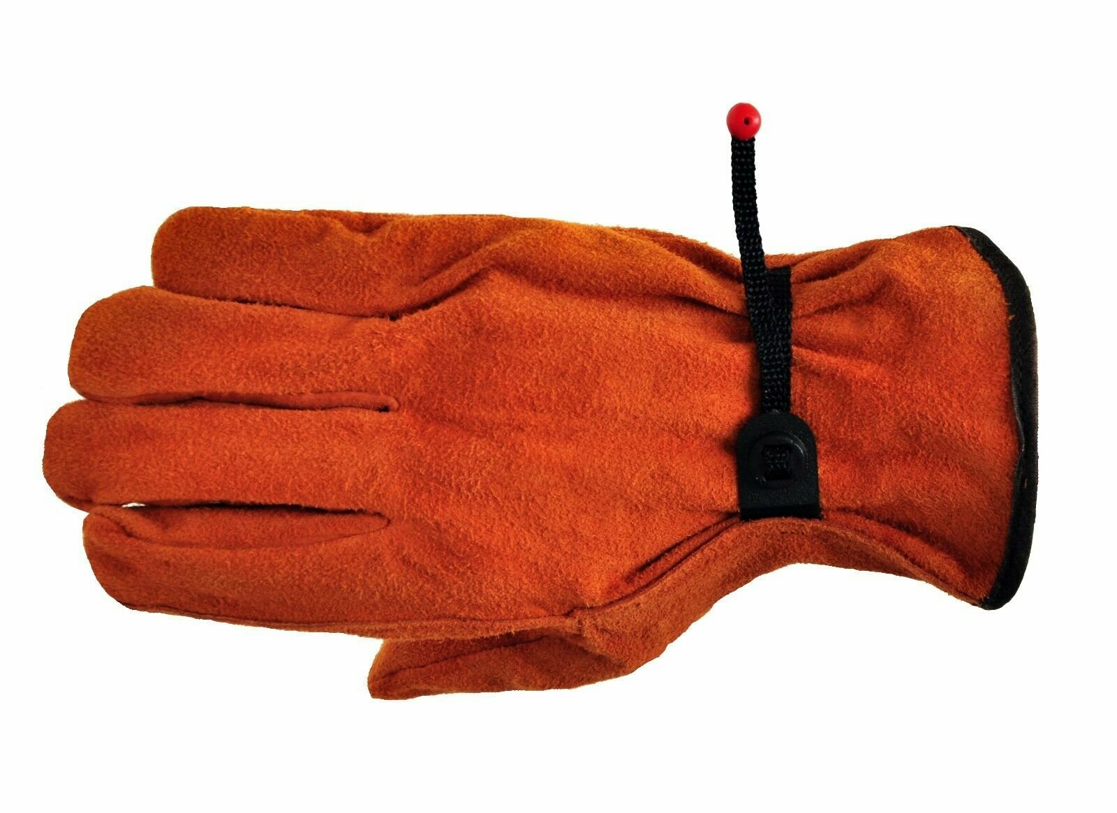 G & F 6053 Split Cowhide Leather Gloves with Ball & Tape, Straight Thumb, 3 Pair