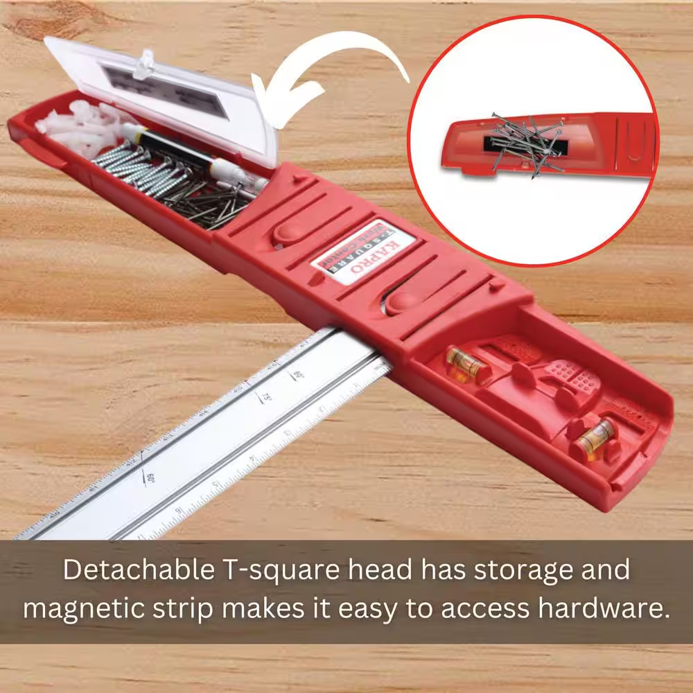 48 In. Match Mark/Level System Set with Head, Handle and Knife Guide