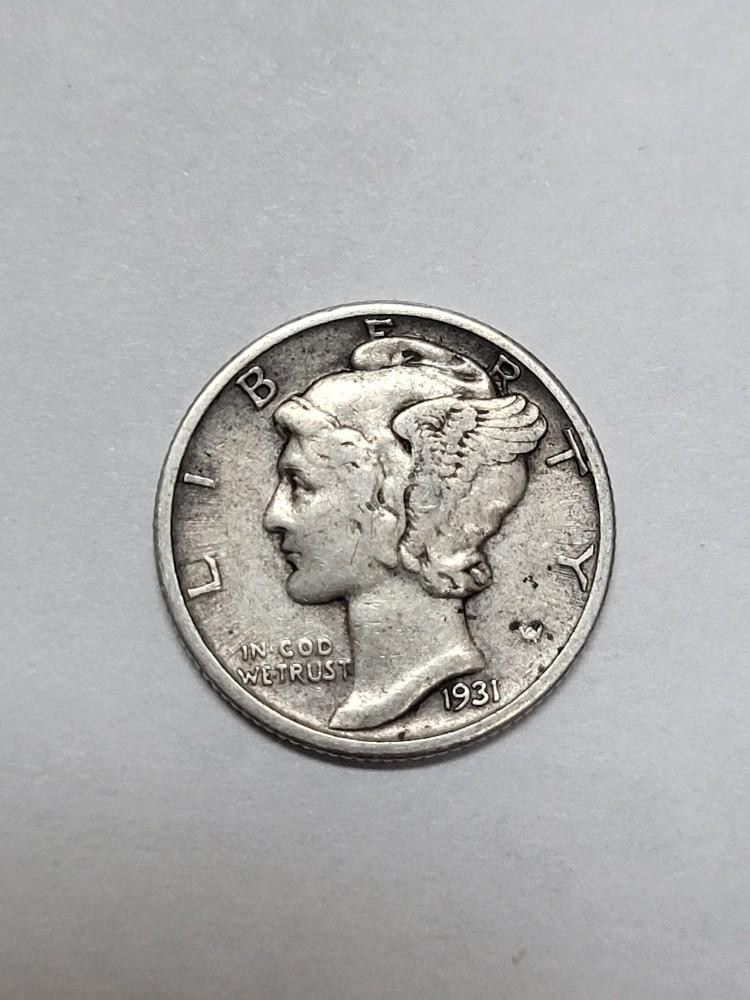 1931 Mercury Dime A