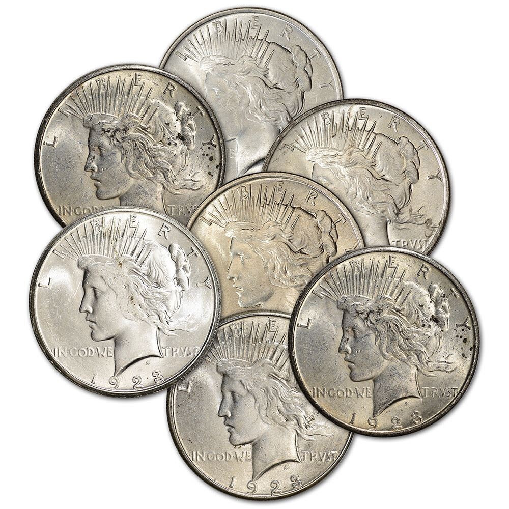 1923 S US Peace Silver Dollar $1 - BU