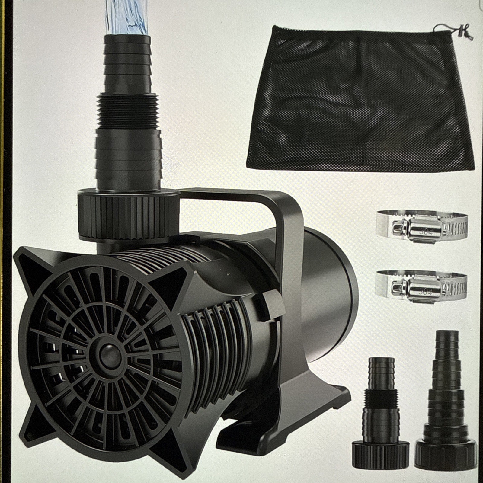 AquaMiracle 3200GPH Water Pump UL Certified, 170W, 130V, Max Head 18Ft, For Pond