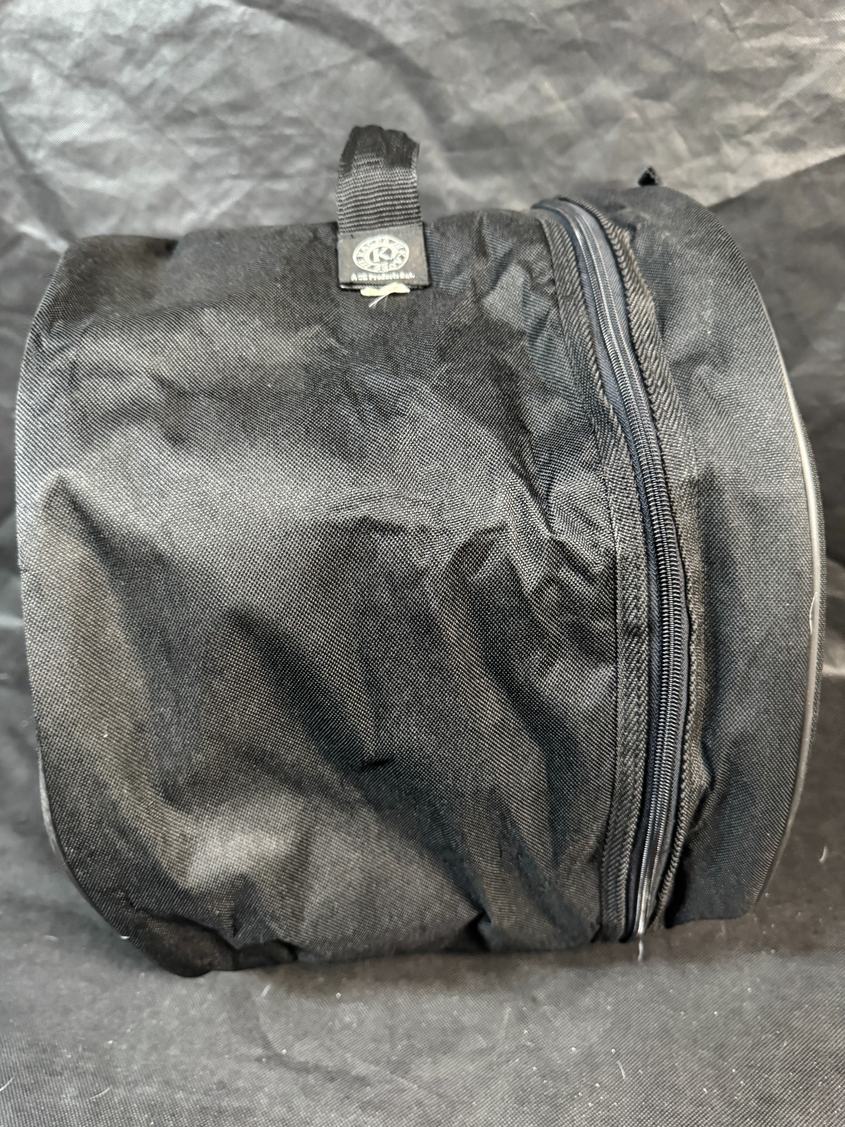Kaces tom drum bag case, 12" wide x 10" deep. Very good functionally.