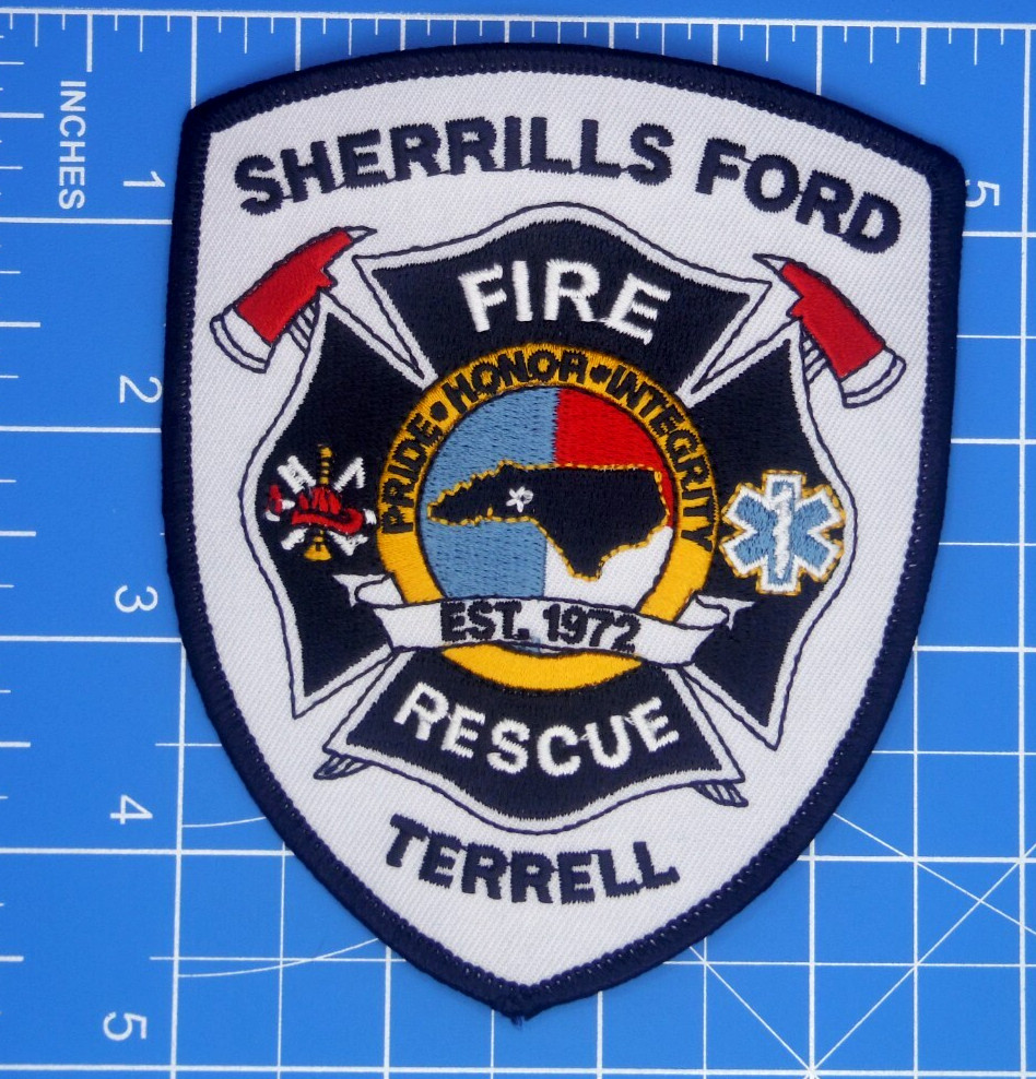 Sherrills Ford North Carolina Terrell Fire Rescue patch