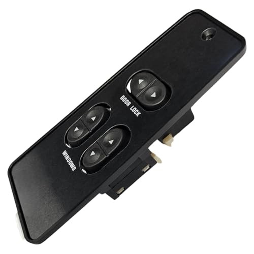 Window Master Switch, Bezel, & Lock Switch Set for 1987-1993 Ford Mustang