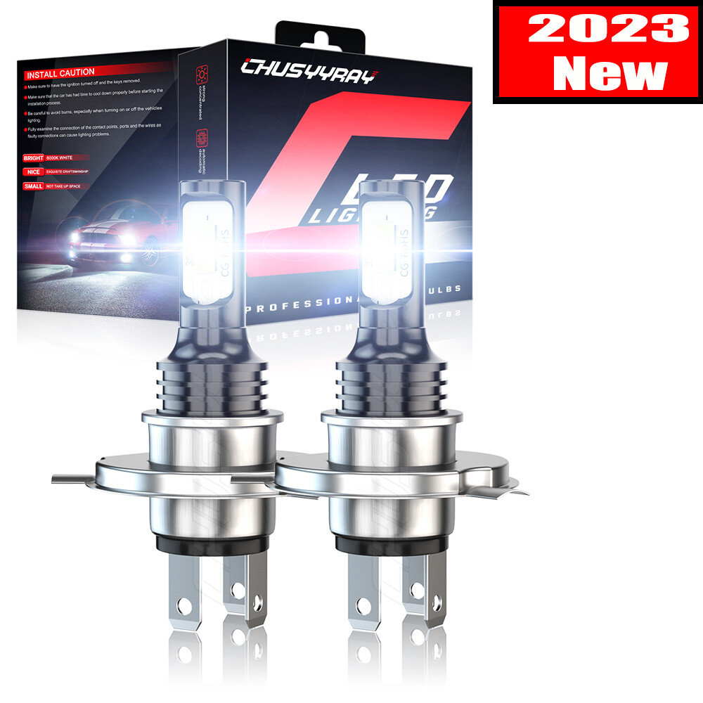 2x Super LED light bulb for Honda Motorcycle 2002-2007 VTX1800C headlight 6000K