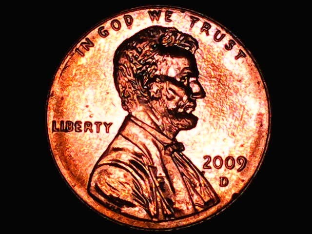 2009 d lincoln bicentennial cent pennys all four vary nice shape