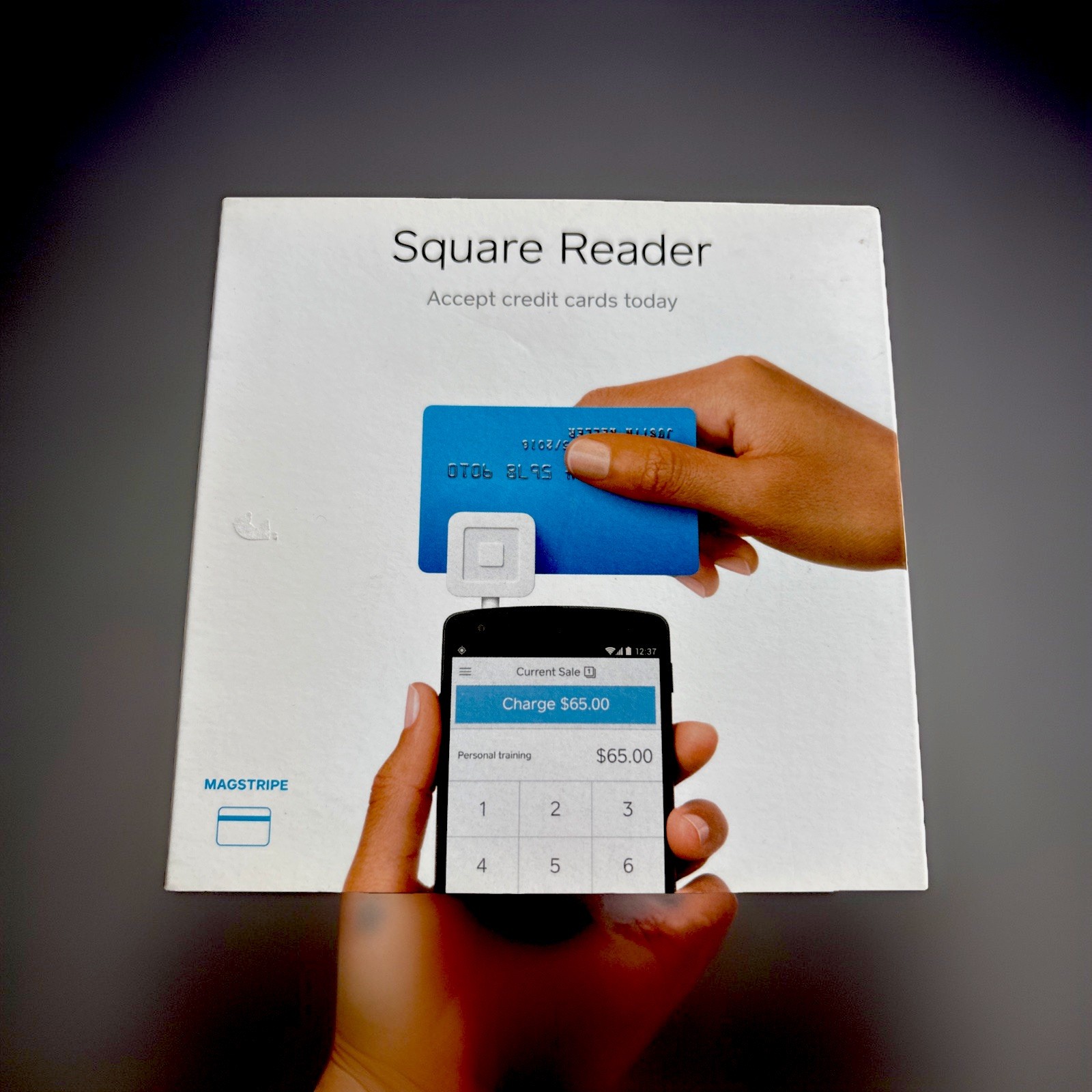 New Sealed, Square Reader for Magstripe (with headset jack) - White
