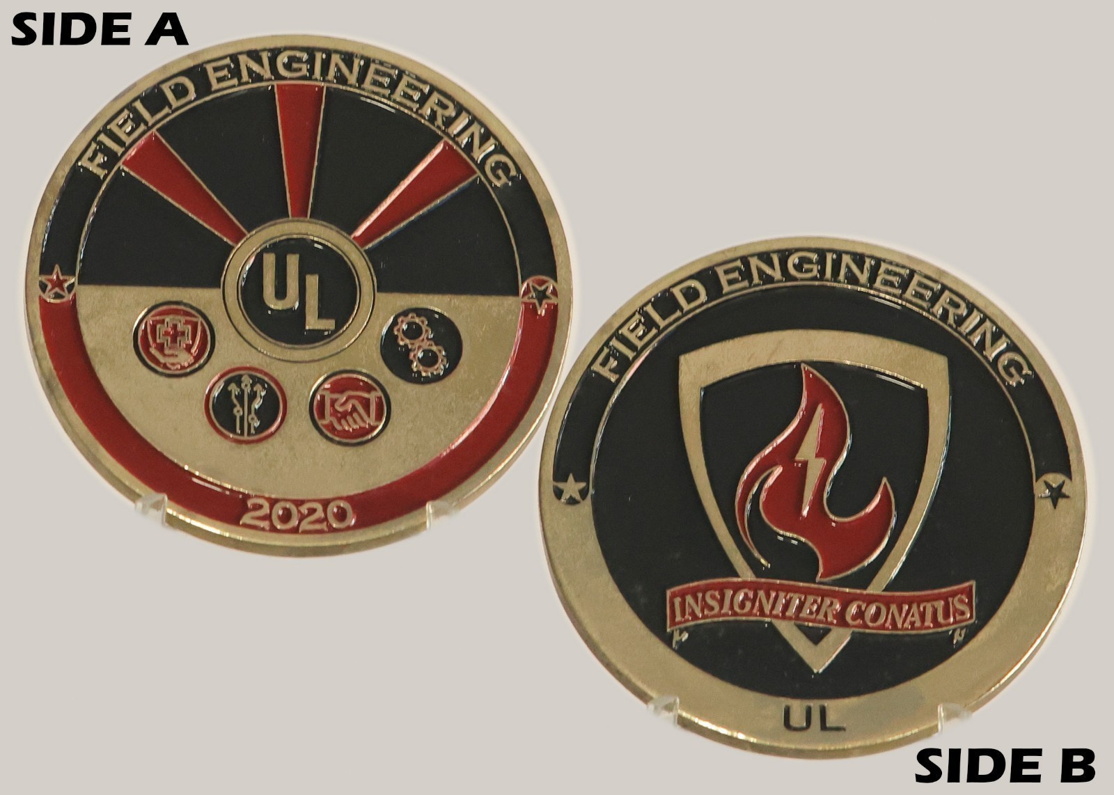 UL Field Engineering 2020 Insigniter Conatus Commemorative Challenge Coin  3#H