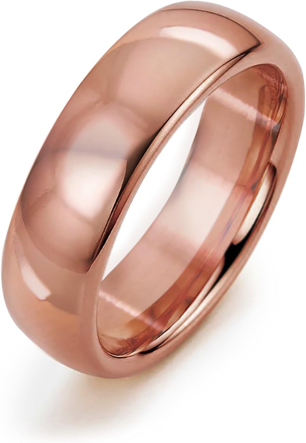 IVY & BAUBLE Pure Uncoated Solid Copper Ring for Men & Women — Lab-Tested, Raw