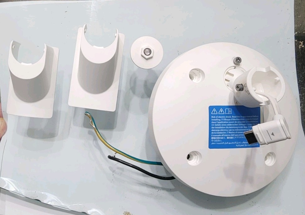 Ring Hardwired Kit Mount White for Outdoor & Indoor Cameras