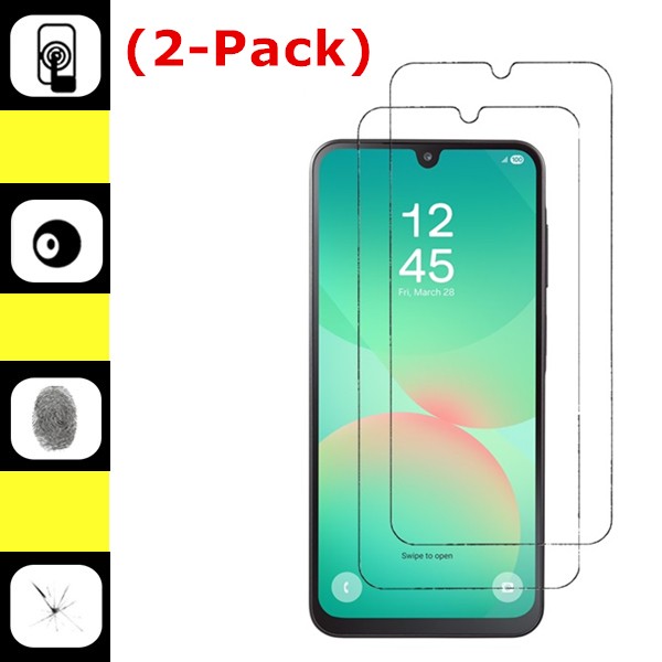 2Pack Premium Real Tempered Glass Screen Protector For Samsung Galaxy A26 5G