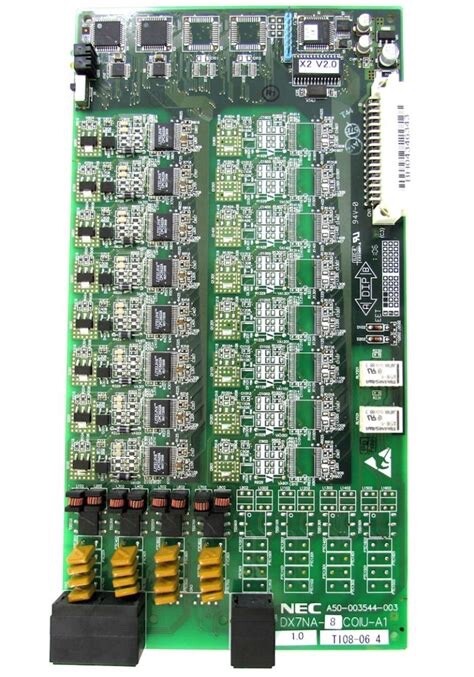 NEC DSX 80 160 8-Port CO Line Card DX7NA-8COIU-B1 1091009 Refurb 1 Year Warranty