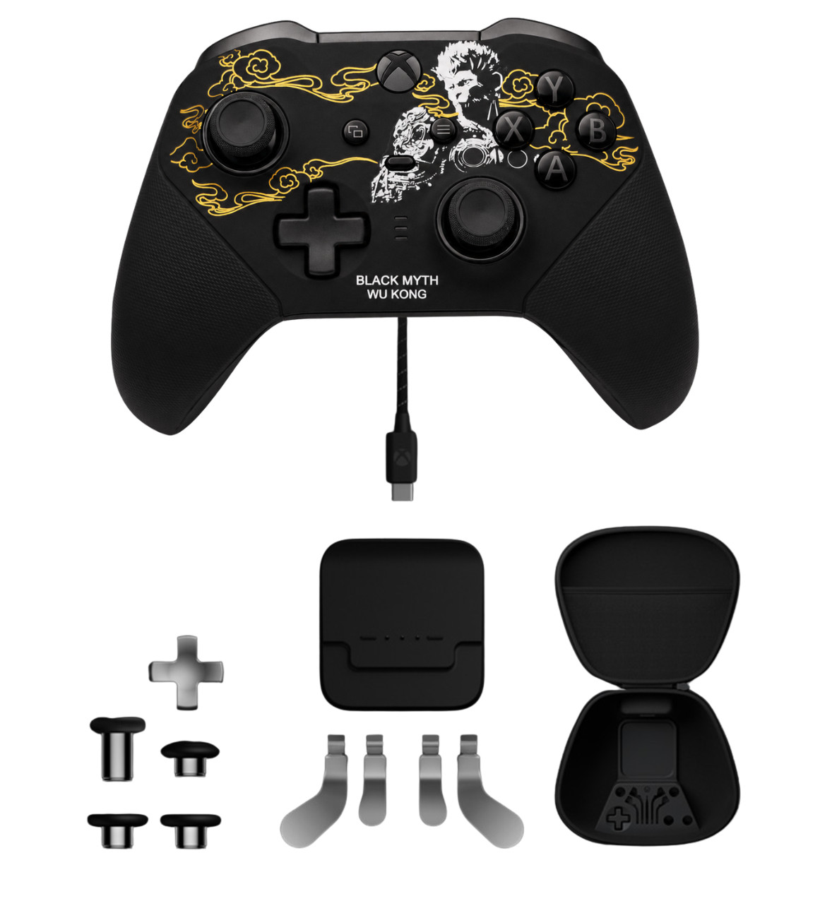 Geniusmods Custom Wu Kong Modded Xbox One Elite Series 2 Controller Esports NEW