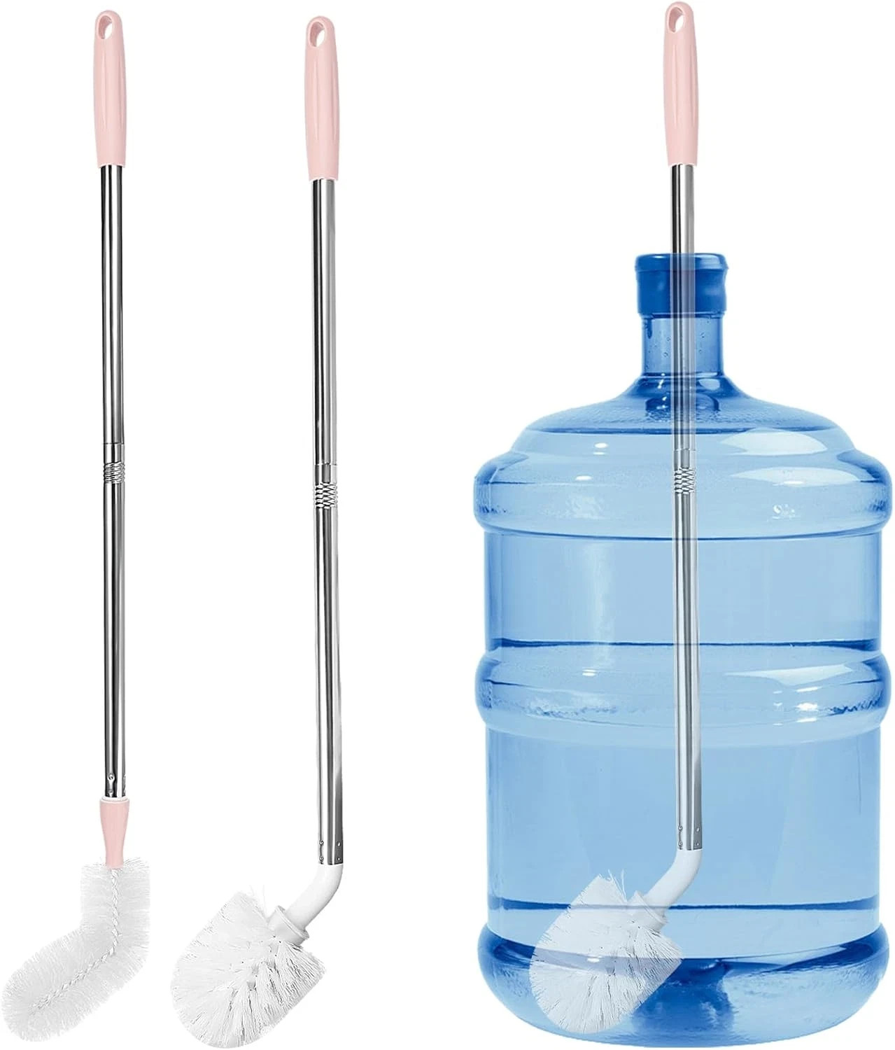 5 Gallon Water Jug Cleaning Brush，2 Pack Bucket Brush, Kettle Brush, Cleaning Ex