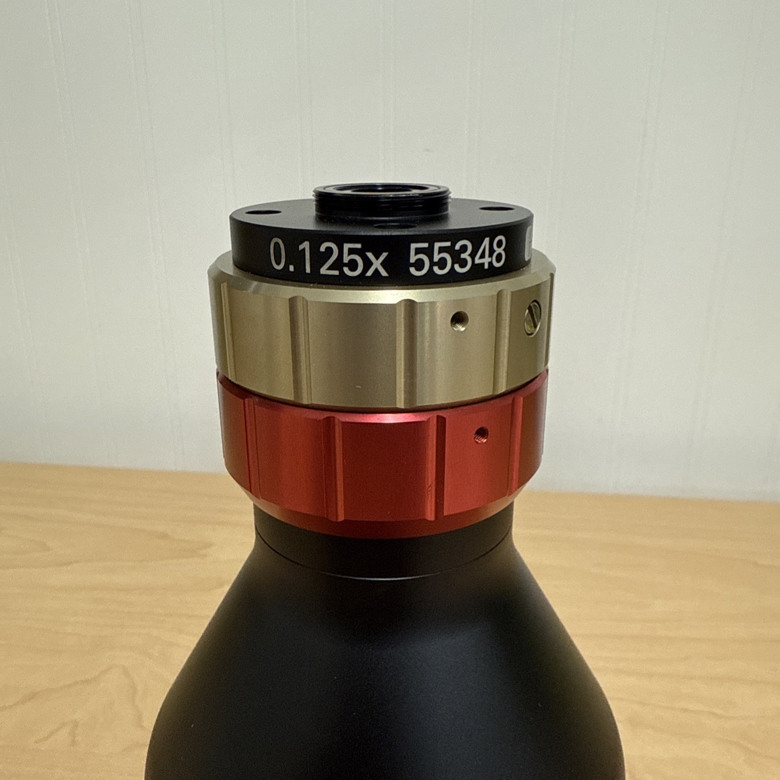 Edmund Optics EO 55348 GoldTL Focusable 0.125x Telecentric Camera Lens