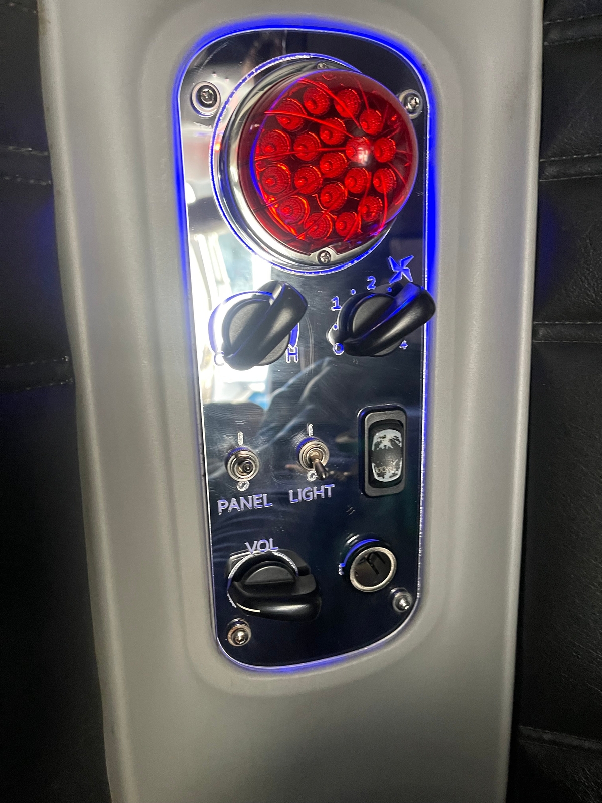  Coronado Sleeper AC Control Panel Exact Replacement Blue Led Lights Color  