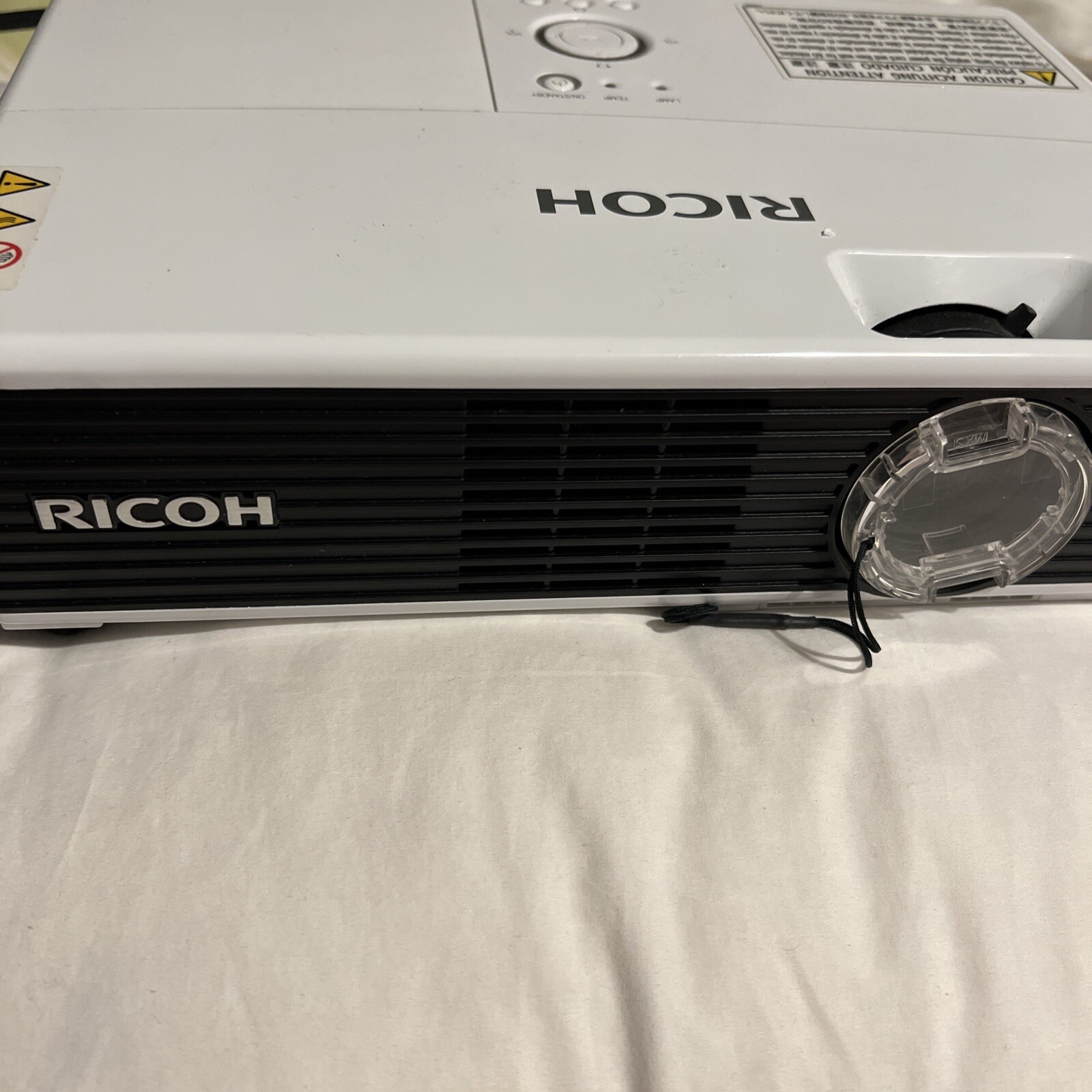 Ricoh PJ WX3231N Projector With Remote (lamp Error Message)
