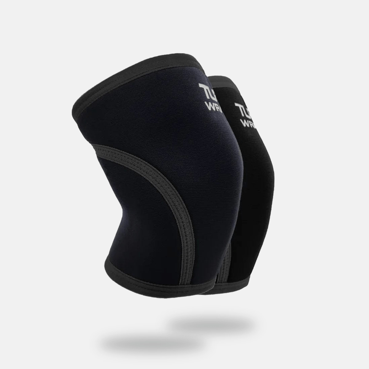 TUFF 7mm X-Training Knee Sleeves (All Black)