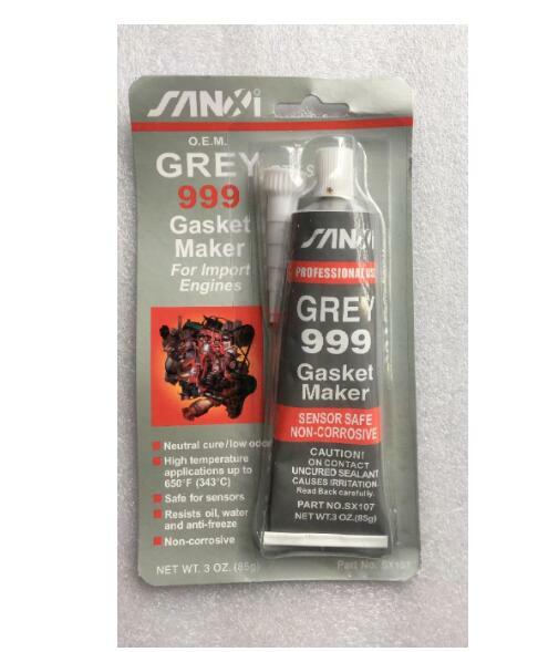 2pcs GREY 999 RTV Silicone Instant Gasket Maker Sealant Adhesive Sensor Safe