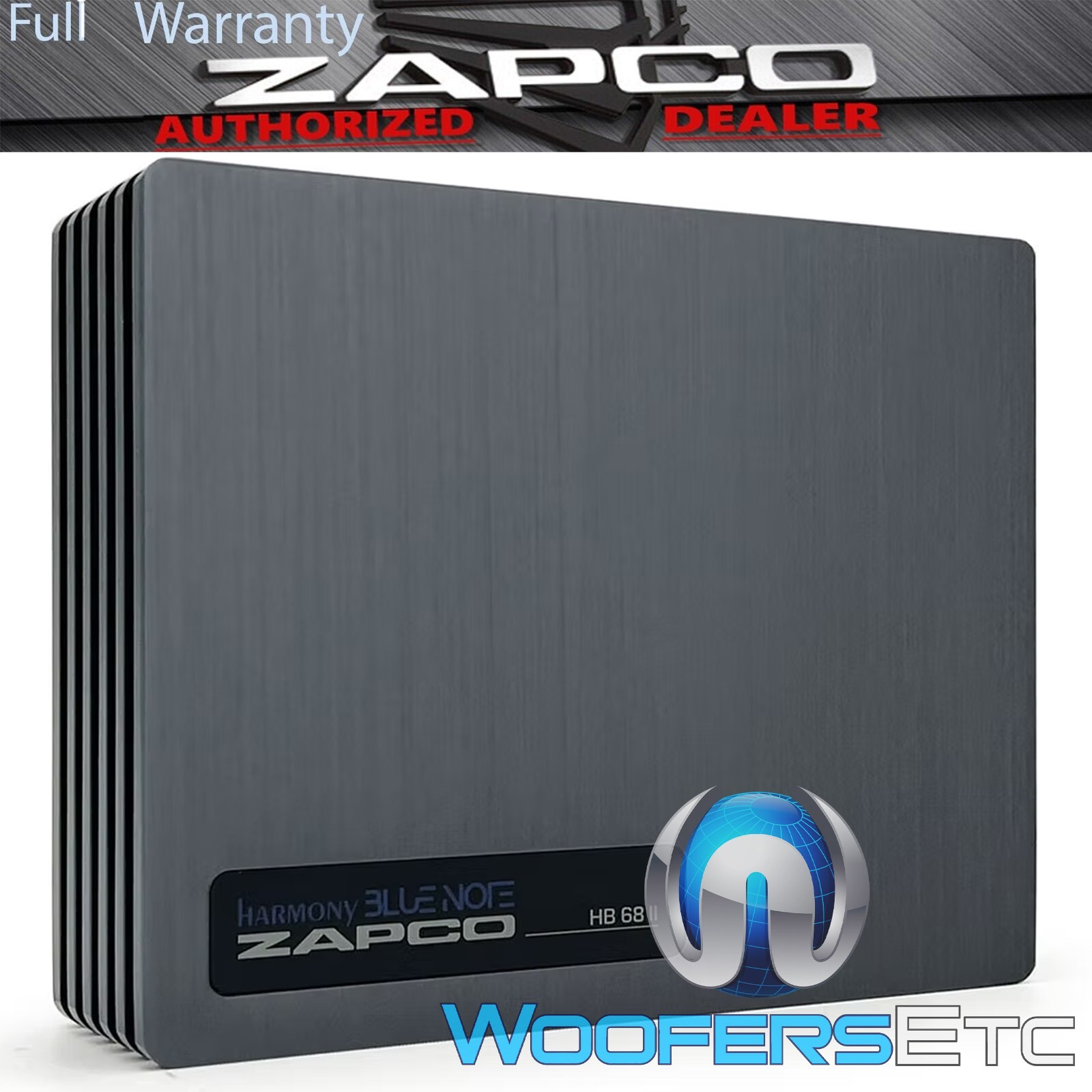 ZAPCO HB-68-II 8-CHANNEL DSP 31-BANDS EQ 6-CH. HIGH LEVEL IN 8-CH. RCA OUTPUT